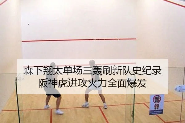 森下翔太单场三轰刷新队史纪录 阪神虎进攻火力全面爆发